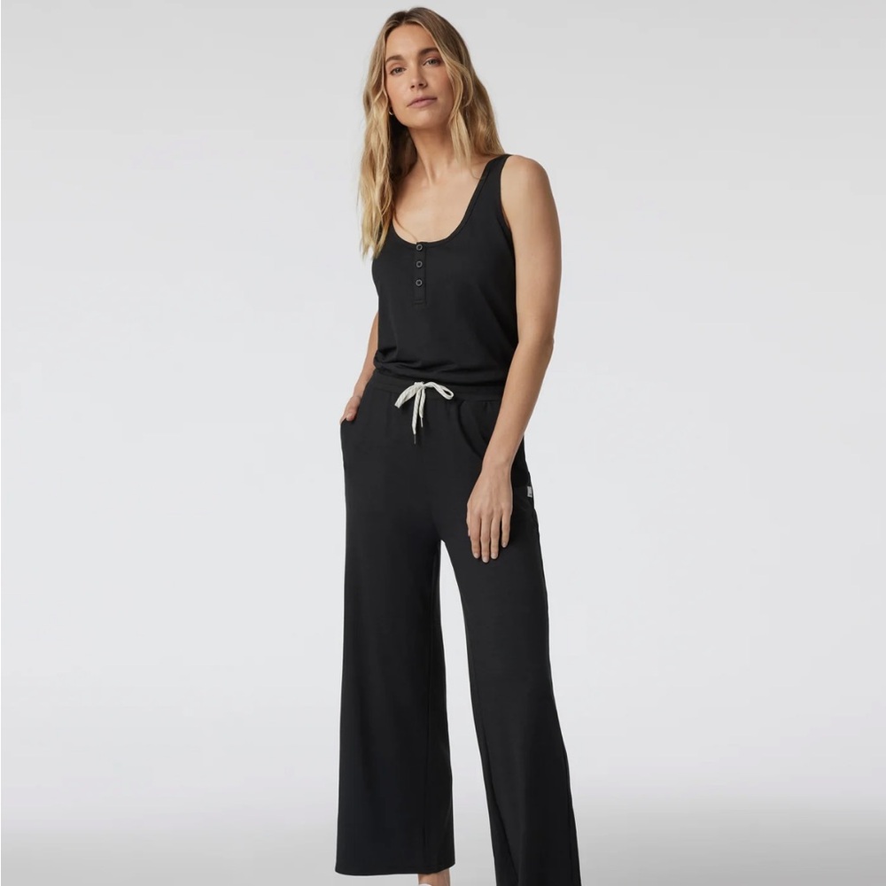 VUORI Falls Jumpsuit Black Heather size XS